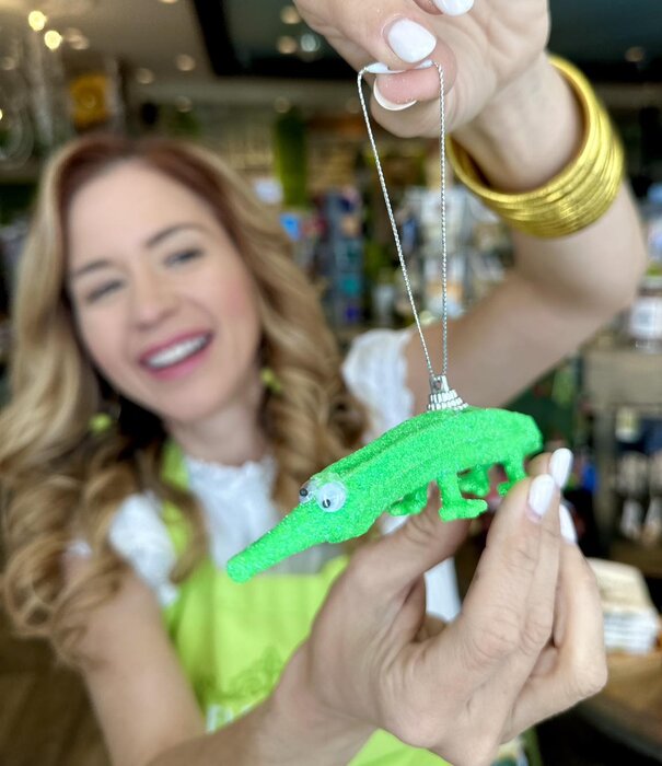 Okra Gator Ornament