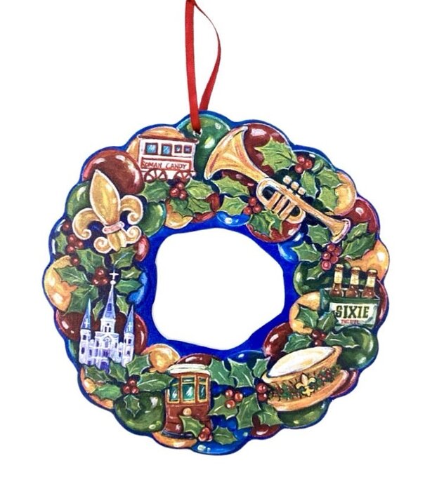 Sixie Wreath Ornament