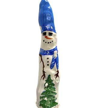 Cypress Knee Snowman, #2172