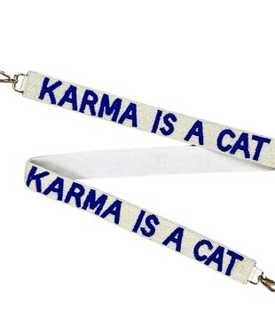 Beaded Taylor Swift Strap, Karma is a Cat