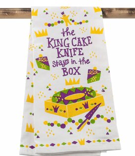 King Cake Knife Towel