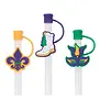 Mardi Gras Straw Toppers (3 pack)