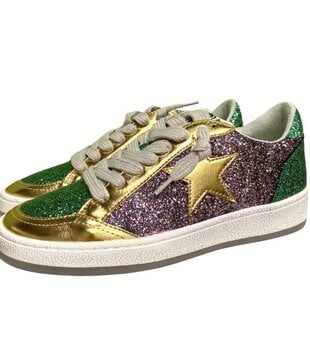Mardi Gras Star Sparkle Shoes
