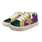 Mardi Gras Micro-Glitter Shoes, Kids