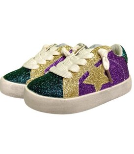 Mardi Gras Micro-Glitter Shoes, Kids