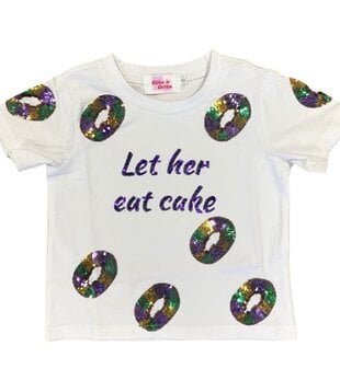 Let Her Eat Cake Sequin Tee, Kids