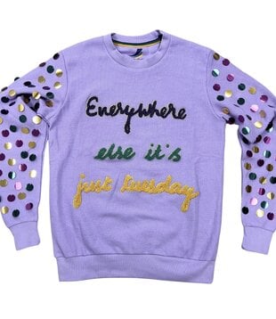 Just Tuesday Mardi Gras Pullover