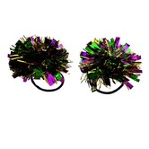 Mardi Gras Tinsel Ponytail Holder Set