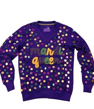 Mardi Queen Sequin Pullover