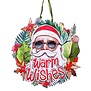 Warm Wishes Santa Door Hanger