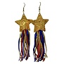 Star Sequin Tassel Earrings, Pels