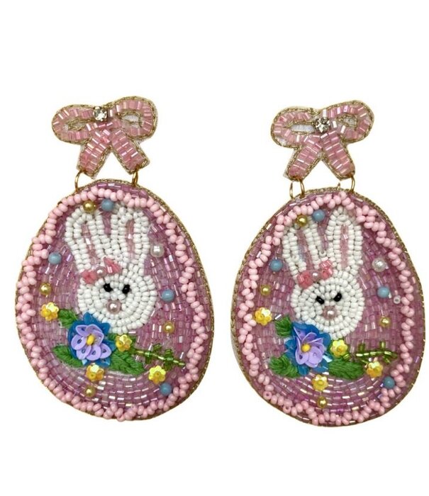 Sugar Egg Bunny Earrings
