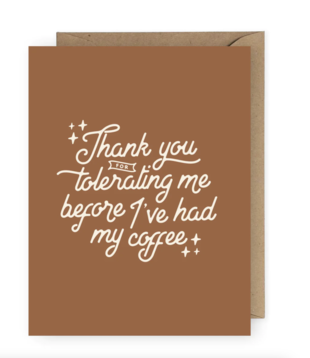 Tolerating Me Card