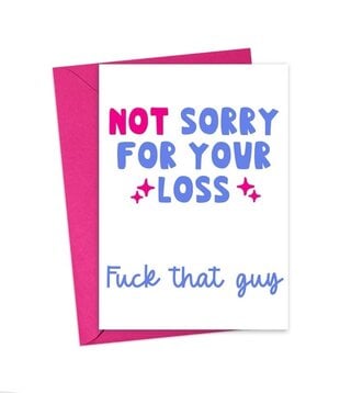 Not Sorry Card