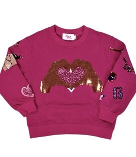 Sequin Swiftie Icons Sweatshirt, Kids