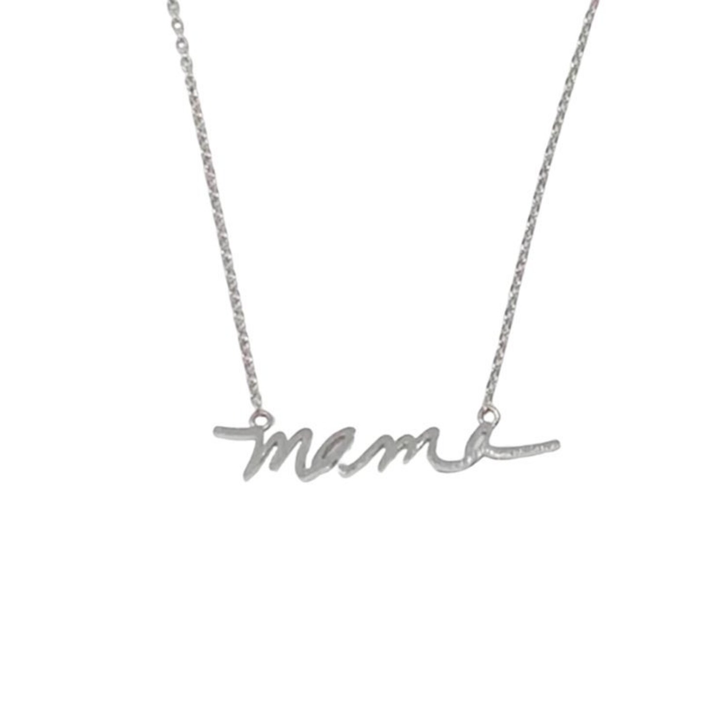Ornate Jewels Pure Sterling Silver Chain Mama Pendant Necklace Best Gift  For Mother's Day |With Certificate of Authenticity & 925 Stamp|1 Year  Warranty : Amazon.in: Fashion