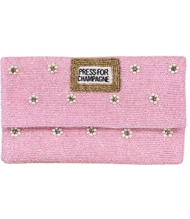 Press for Champagne Beaded Purse