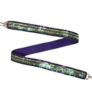 Tri Color Sequin Purse Strap