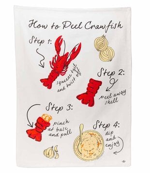 How to Peel Crawfish Towel