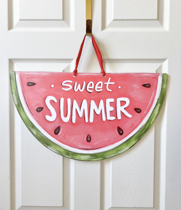 Home Malone Sweet Summer Watermelon Door Hanger