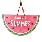 Sweet Summer Watermelon Door Hanger