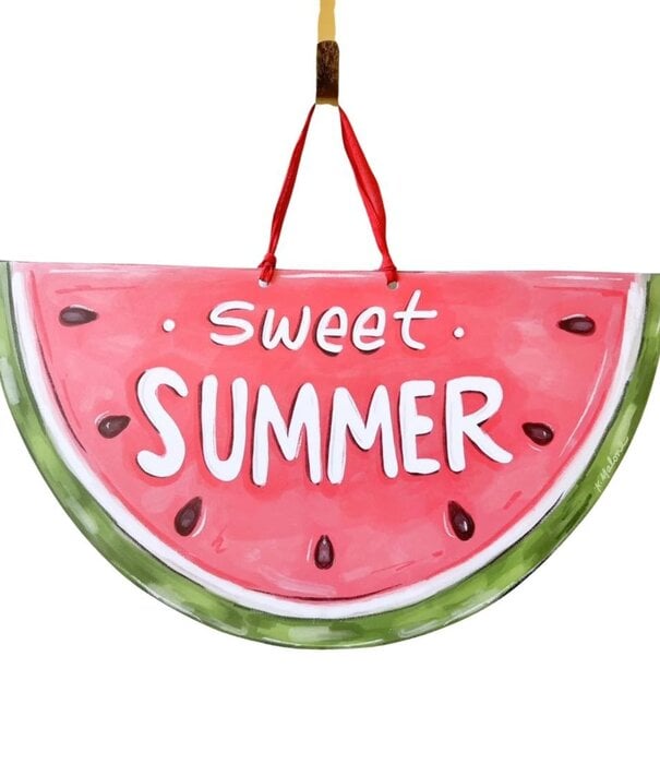 Home Malone Sweet Summer Watermelon Door Hanger