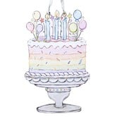 Pastel Birthday Cake Door Hanger
