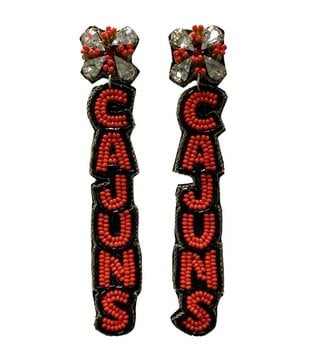Cajuns Beaded Earrings
