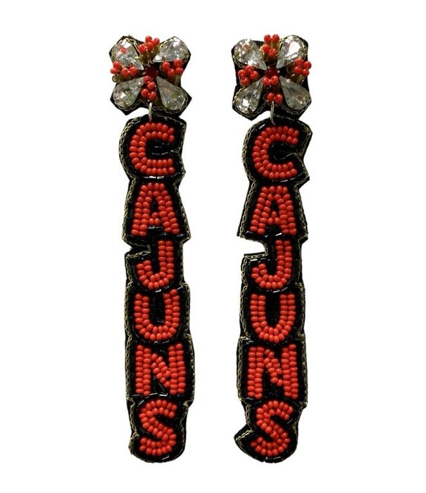 Cajuns Beaded Earrings