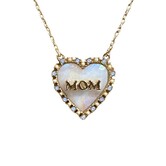 Mom Heart Shell Necklace