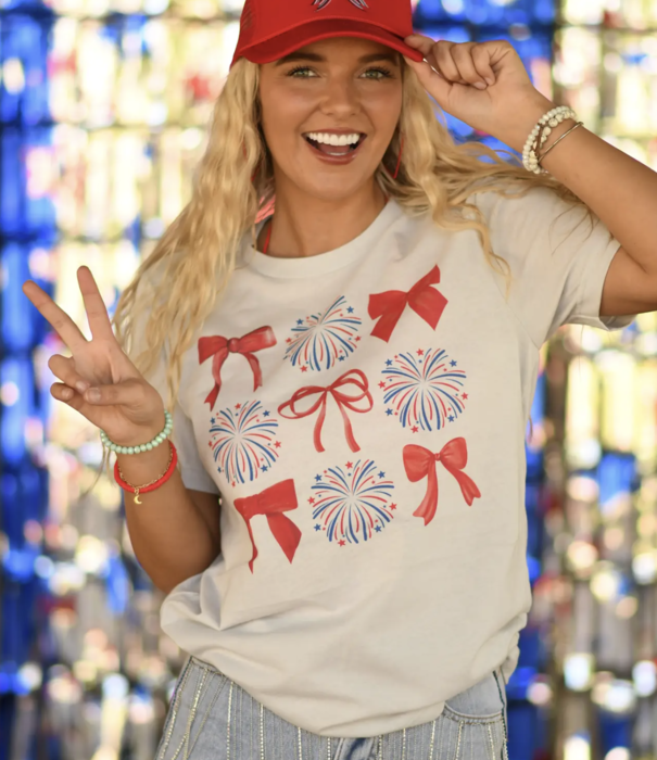 Fireworks and Bows Tee