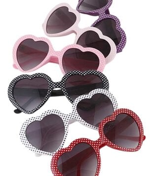 Polka Heart Sunglasses