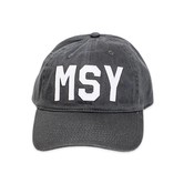 MSY Baseball Hat, Charcoal