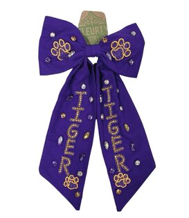 Tiger Paw Gem Hair Bow