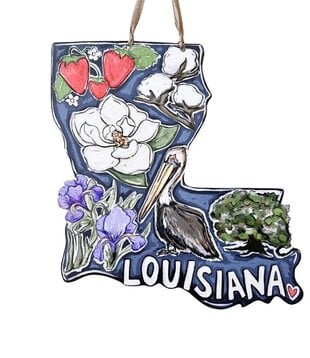 Louisiana Favorites Door Hanger