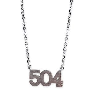 504 Necklace, Silver