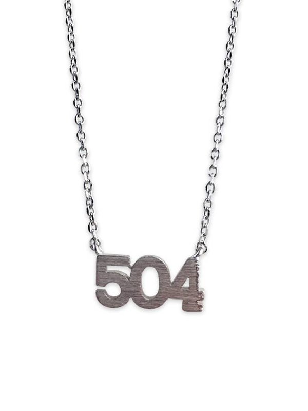 504 Necklace, Silver