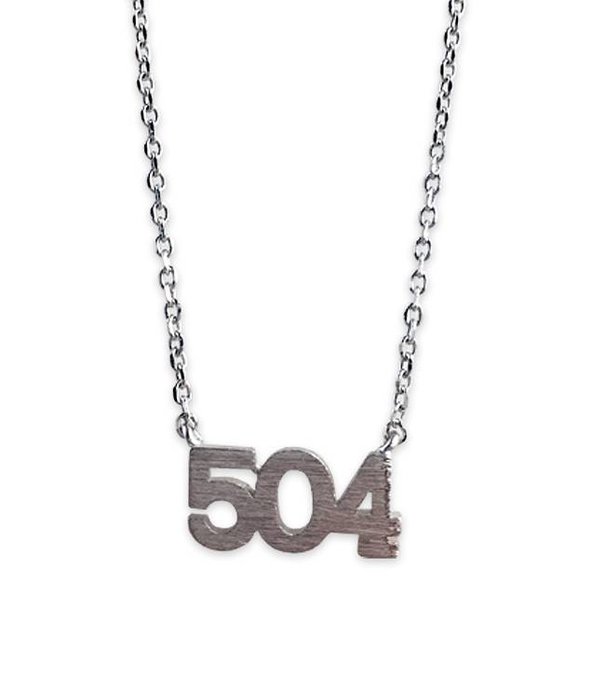 504 Necklace, Silver