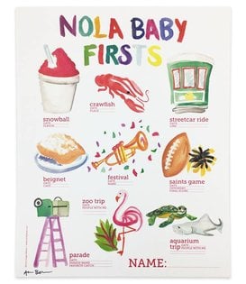 NOLA Baby Firsts Poster