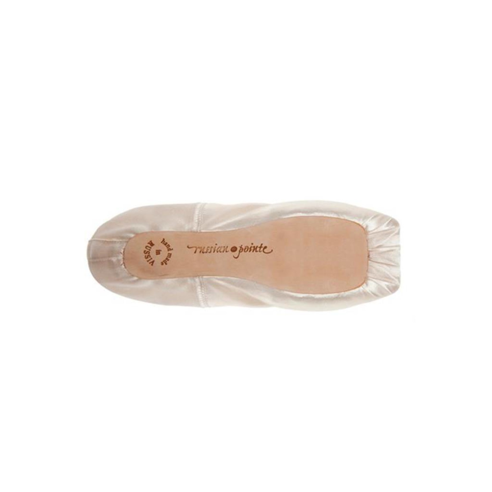 Russian Pointe Size 33: Muse U-Cut Pointe Shoes with Drawstring