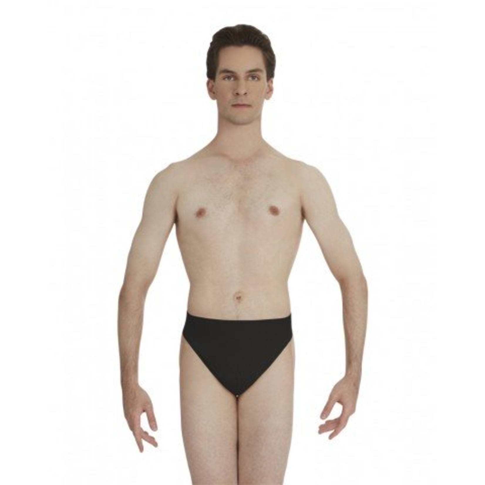 Capezio Men's Reinforced Front Lined Dance Belt N26 - Black and