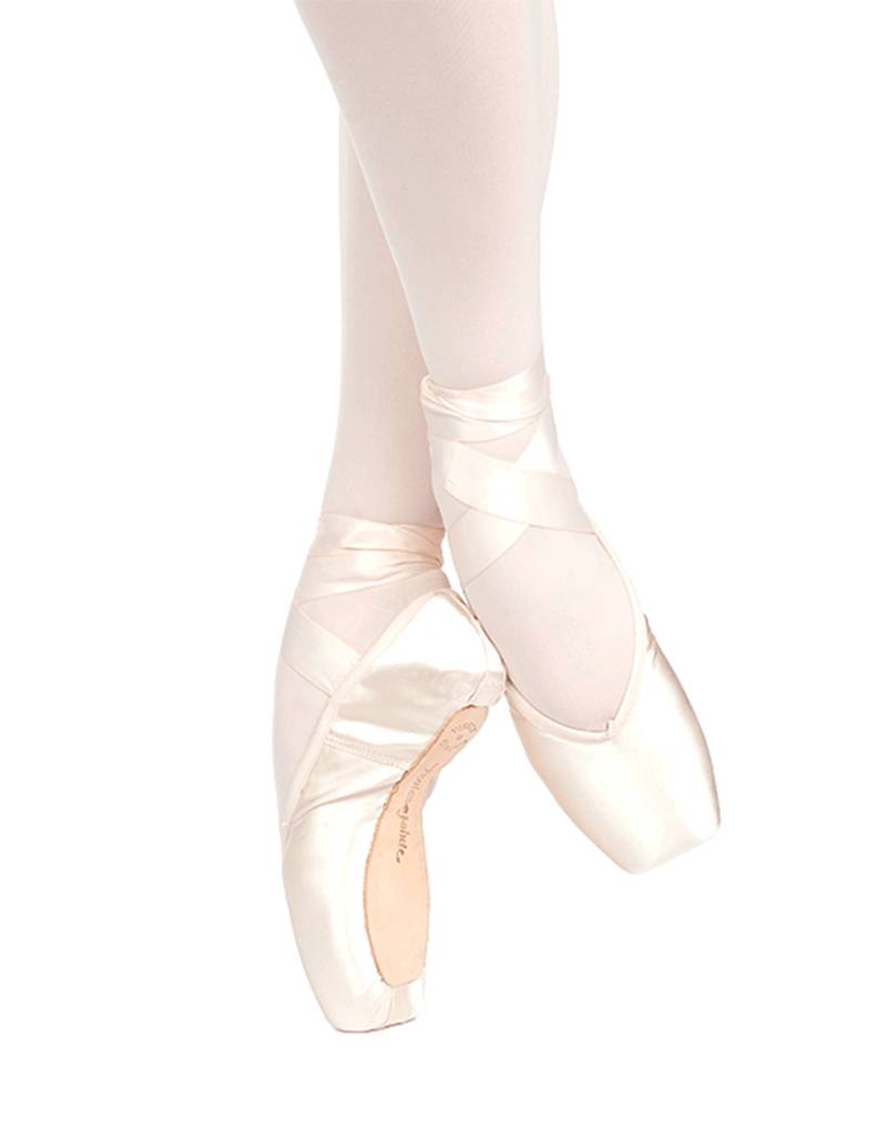 36/W4/V2/S Model Brava with Drawstring Russian Pointe Shoes 