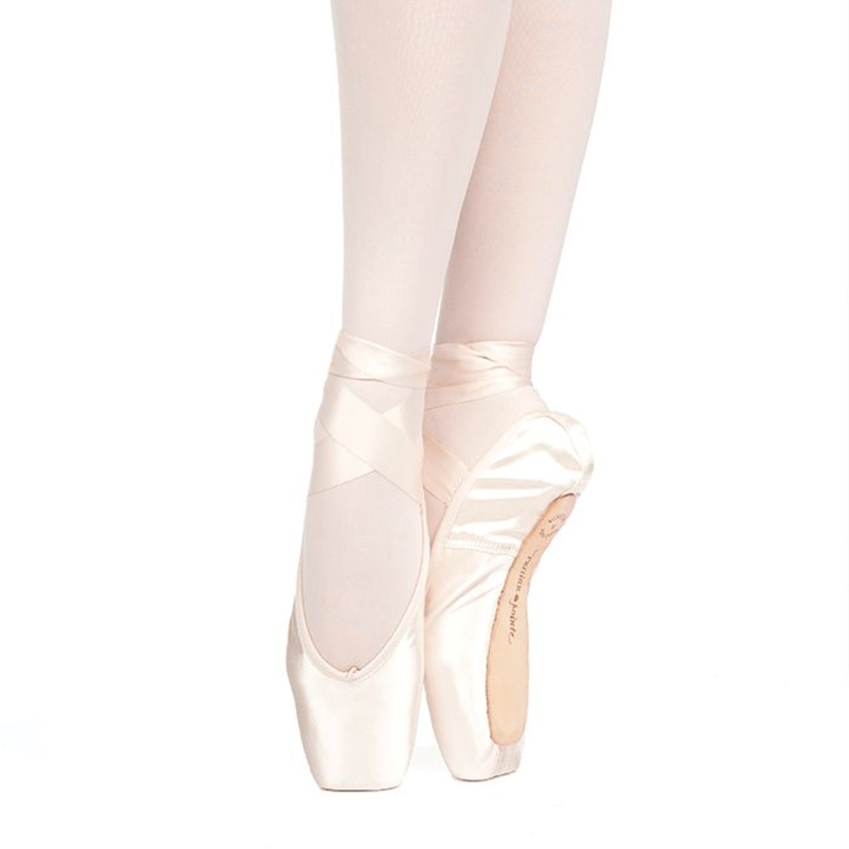 Russian Pointe Size 39: Muse U-Cut Pointe Shoes with Drawstring