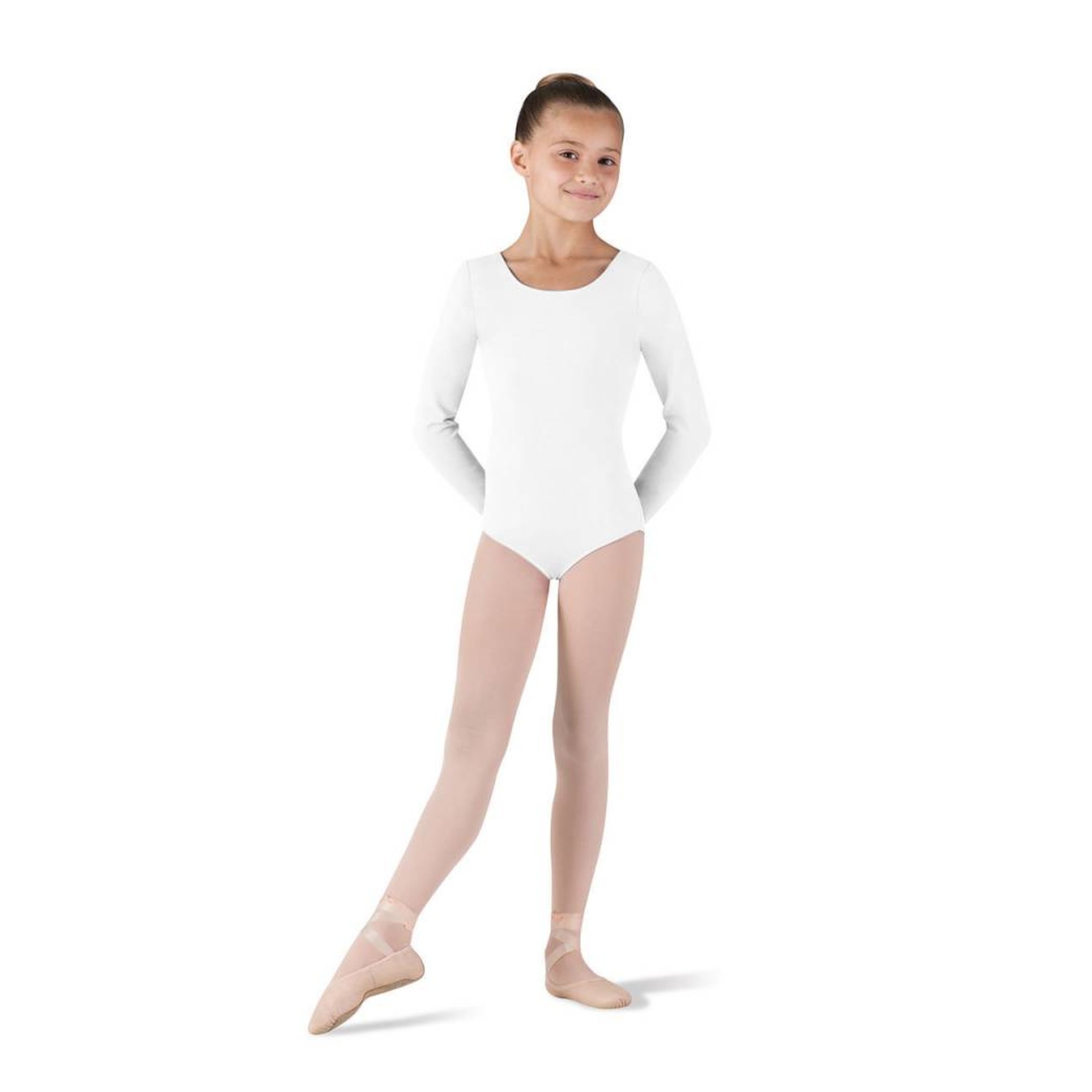 CL5409: Bloch Girls' Basic Long Sleeve Leotard