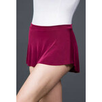 1006A- High Low Slinky Skirt