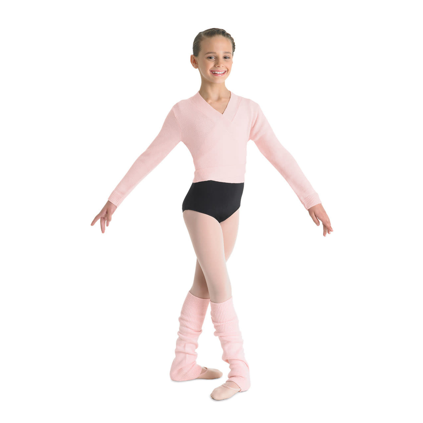 Bloch, Mirella CZ0999-Girls Cross Over Cardigan - The Dance Store