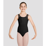 Bloch, Mirella M457C - Velvet Tank Mesh Back Leo