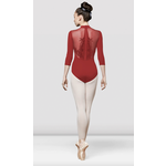 L9809-Mock Neck 3/4 Ziip Back