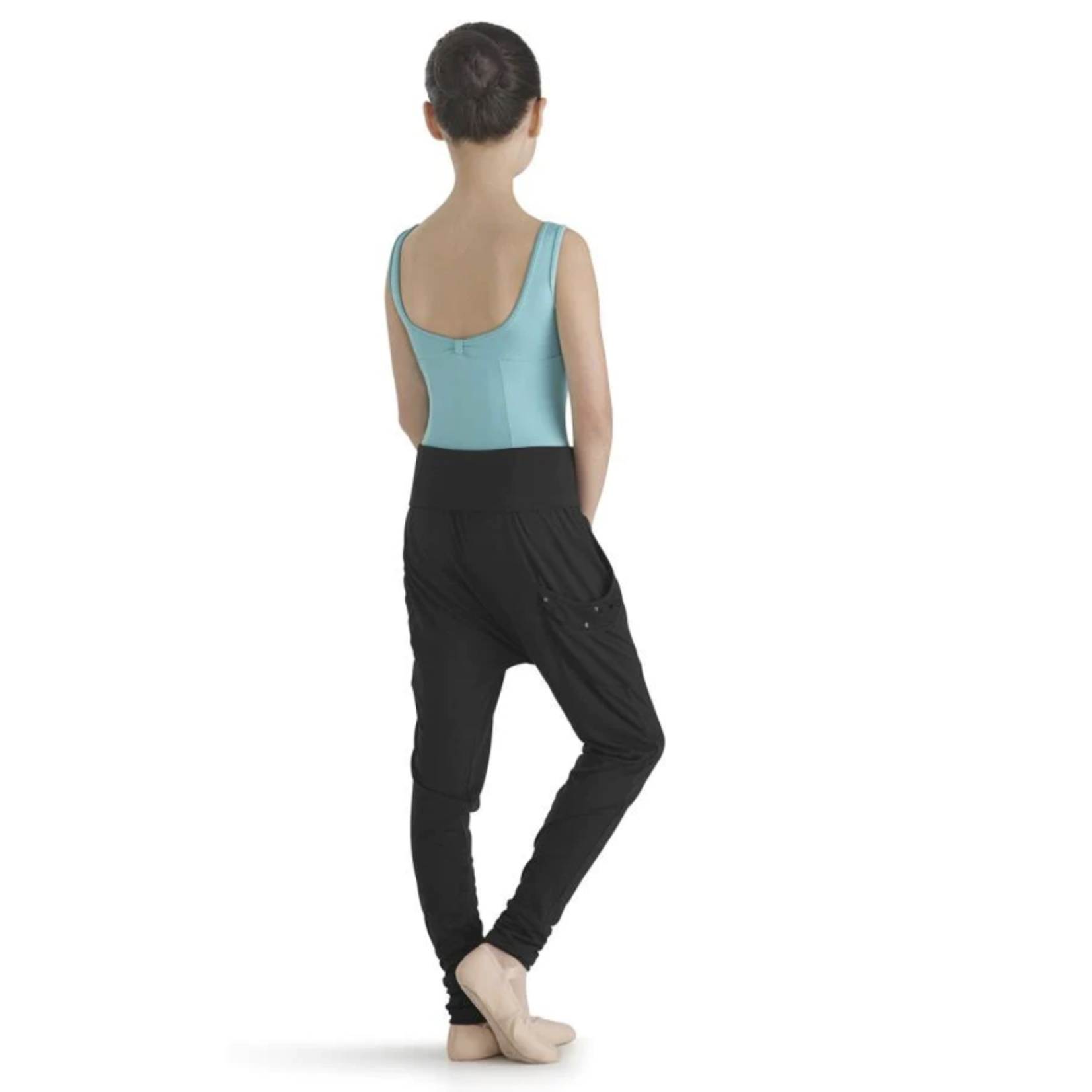 Bloch, Mirella CP9318 Mesh Pocket Harem  Pant BLK 12/14