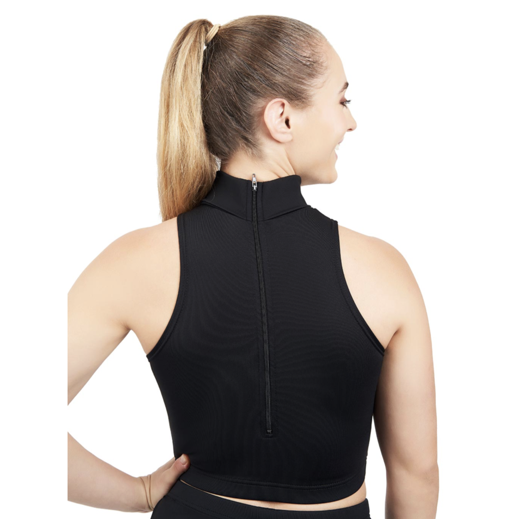 TB261W-Mock Neck Top